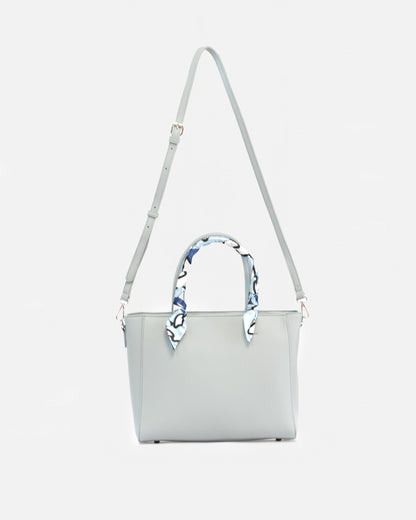 Women's Tote Bag with Scarf Detail – Elegance and Versatility