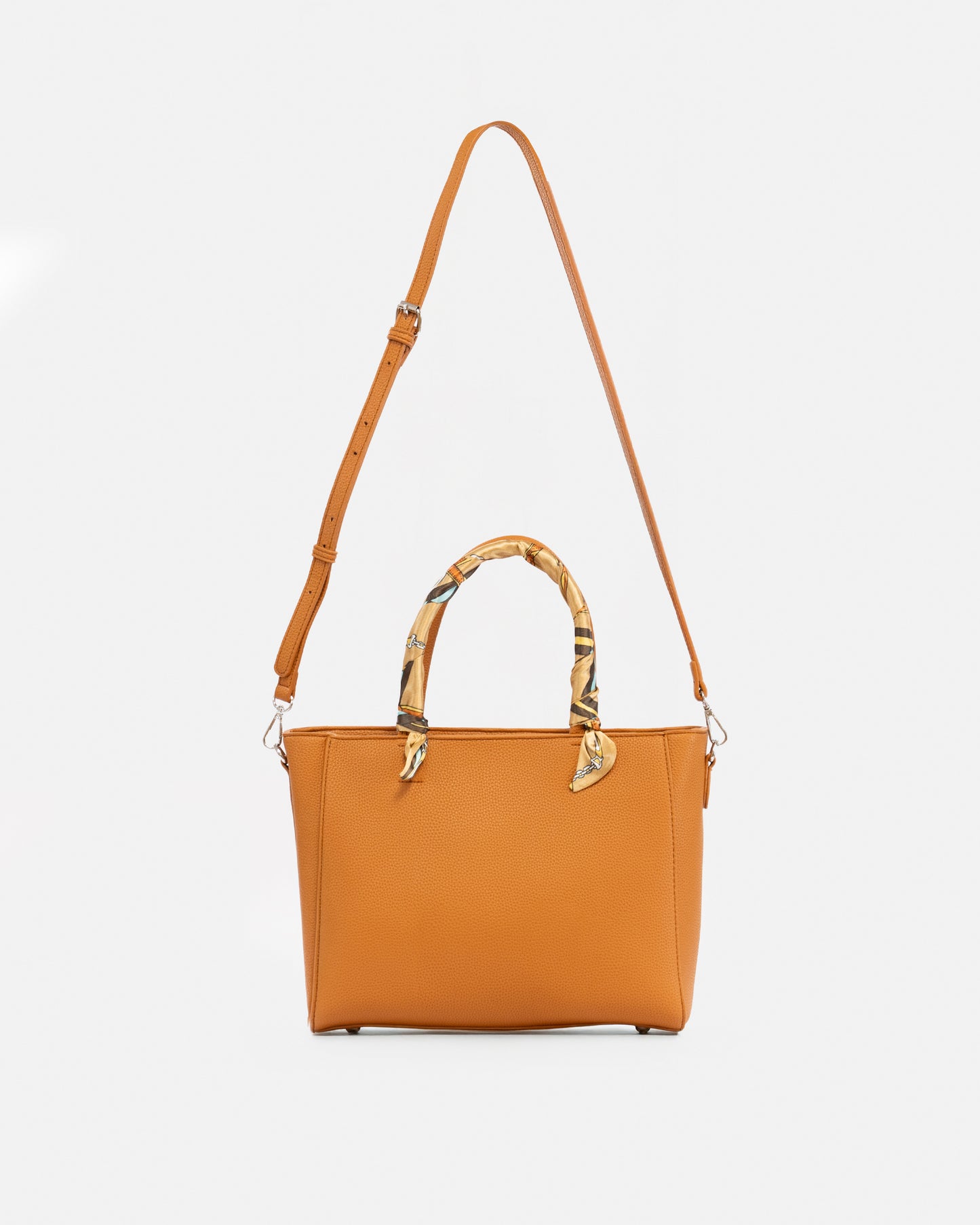 Women's Tote Bag with Scarf Detail – Elegance and Versatility