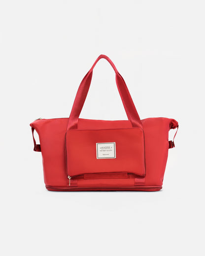 Bolso de Viaje Extensible en Material Impermeable con Compartimento Inferior