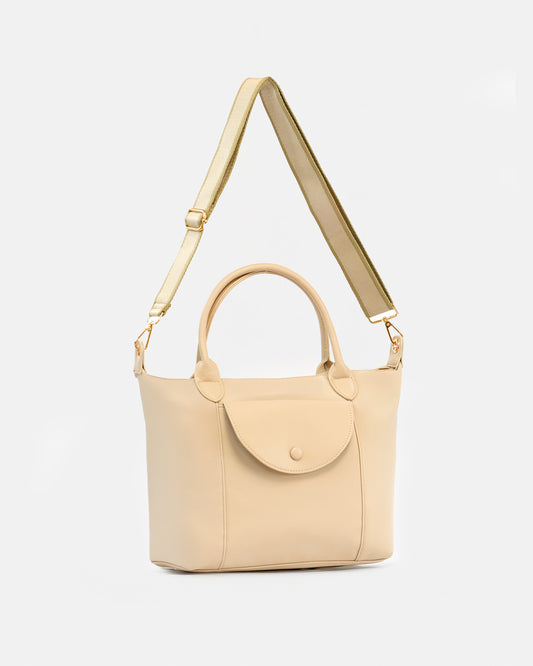 Bolso Tote Nylon con doble Asa fija y asa extraible