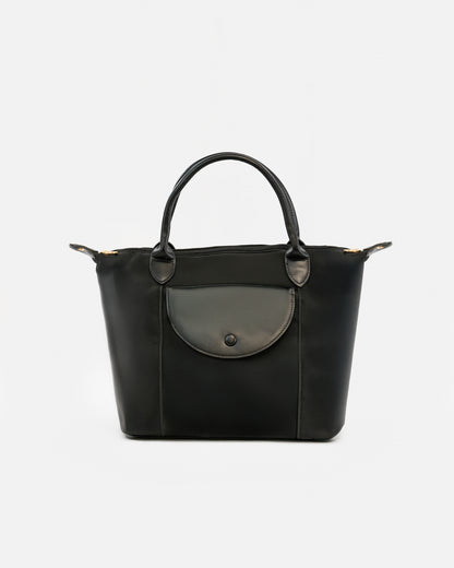 Bolso Tote Nylon con doble Asa fija y asa extraible