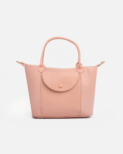 Bolso Tote Nylon con doble Asa fija y asa extraible