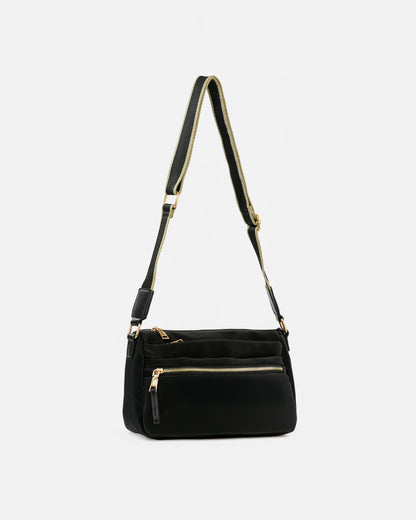Nylon Sports Crossbody Bag with Adjustable Strap