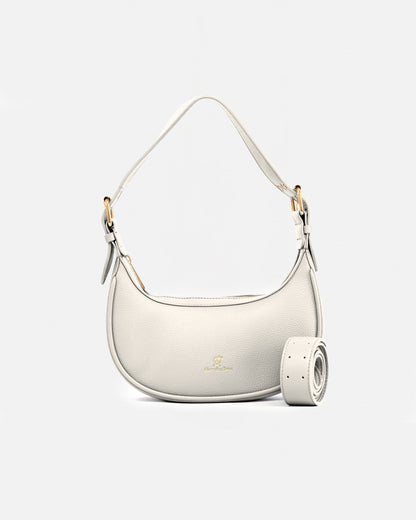 Bolso de Hombro Tipo Baguette en Piel Sintética – Estilo Minimalista y Elegante