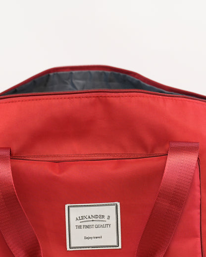 Bolso de Viaje Extensible en Material Impermeable con Compartimento Inferior